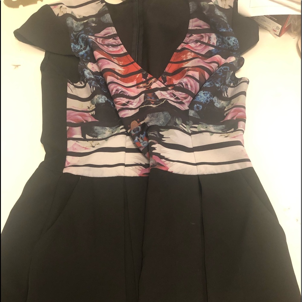Flower romper by pink stitch